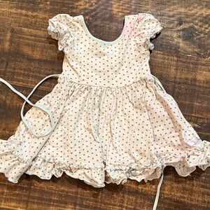 Matilda Jane Cream and Gold Dotted Dress